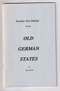 HANS REICHE stapled Number One Stamps of OLD GERMAN STATES