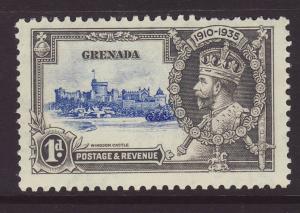 1935 Grenada 1d Silver Jubilee Mint