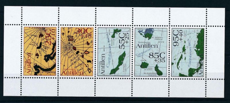 [NA1426] Netherlands Antilles Antillen 2003 Maps Caribbean Sea Sheet MNH