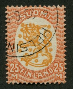 FINLAND #140 USED