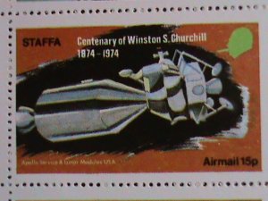 ​STAFFA-SCOTLAND-1974  PROMOTION-CENTENARY OF  WINSTON CHURCHILL MNH EST.$12