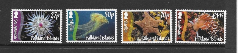 FALKLAND ISLANDS #1043-6 MARINE LIFE MNH