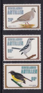 Netherlands Antilles #459-461 MNH 1980  birds