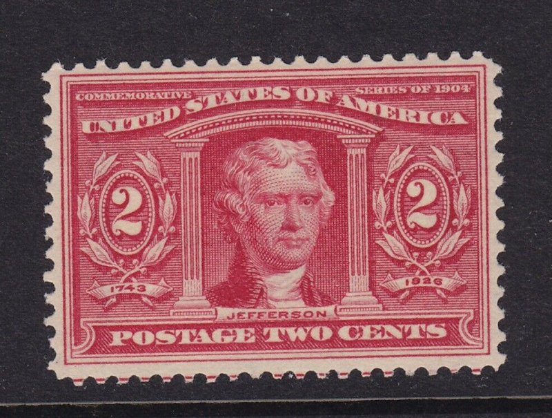 324 VF+ original gum mint never hinged nice color cv $ 60 ! see pic !