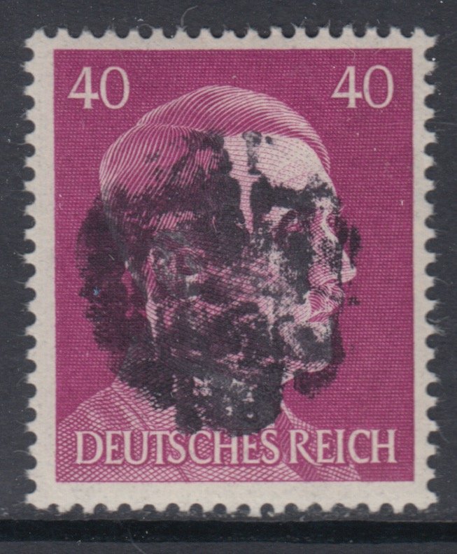 Germany Soviet Zone SBZ - LOCAL DEHLES 40Pf HITLER head - Expertized Valicek