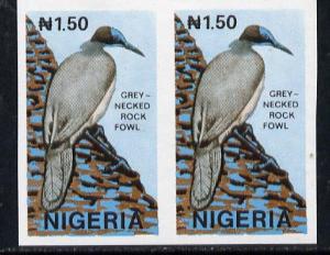 Nigeria 1990 Wildlife - Crow (Rock fowl) N1.20 unmounted ...