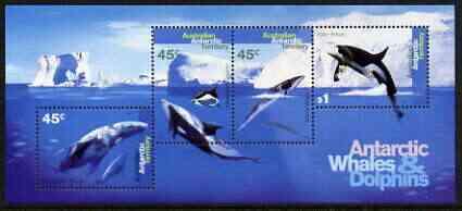 Australian Antarctic Territory 1994 Whales & Dolphins...