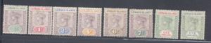 Leeward Islands #1-8  Mint Hinged