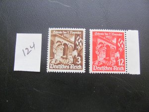 Germany 1935 MNH SC 467-468  SET  VF/XF 16 EUROS (124)