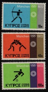 Cyprus # 383 - 385 MNH VF 