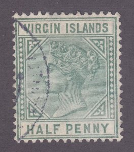 Virgin Islands 13 Used 1883 ½p QV Issue Very Fine