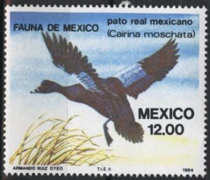 Mexico 1346 (mnh) 12p Muscovy duck (1984)