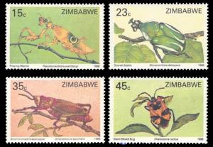 Zimbabwe 1988 Scott #556-559 Mint Never Hinged