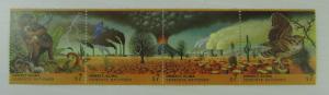 1993 United Nations Vienna SC #159a ENVIRONMENT monkey owl volcano MNH stamps