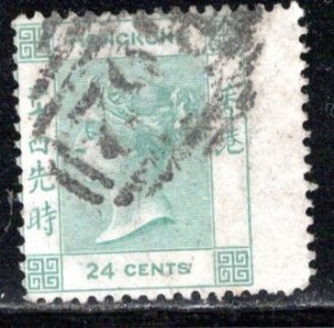 Hong Kong Scott # 18, used, jumbo size