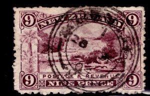 New Zealand Scott 117 Used Pink Terrace stamp wmk 61,