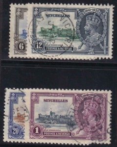 Seychelles 1935-37 SC 118-121 Used 
