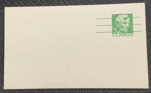 US #UX55 Postal Card Abraham Lincoln SCV $.30 L3