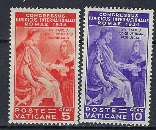 Vatican 41-42 MHH 1935 issues (ak1940)