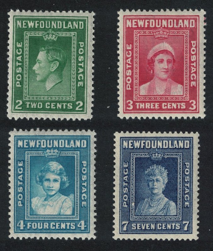 Newfoundland King George VI 4v 1938 MNH SG#277-271