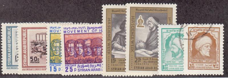 Syria - 1973-74 - SC 666-71 - H - 682-83 - Used