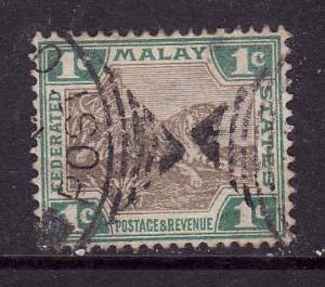 Federated Malay States-SC#18a-used-1c grn & gray-1901-