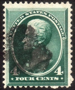 1883, US 4c, Jackson, Used, Sc 211