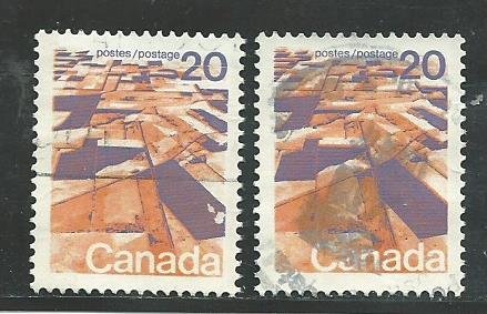 Can #596   (2)  used 1972 PD