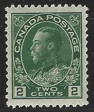 Canada #107 Mint Hinged