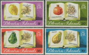 Pitcairn Islands 1982 SG222-225 Fruit set MNH