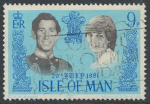 Isle of Man SG 202  Sc# 198   Used  Royal wedding    see details & scans