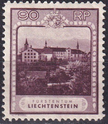 Liechtenstein #104 F-VF Unused CV $105.00 (V4595)