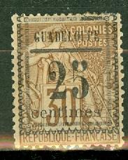 Guadeloupe 9 mint CV $52.50