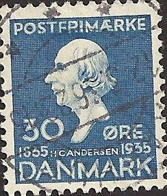 DENMARK -  #251 - Used - SCV-0.50