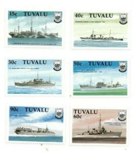 FULL SHEETS Tuvalu 1990 SC 543-8 - WWII Ships - 40 Sets of 6v - MNH