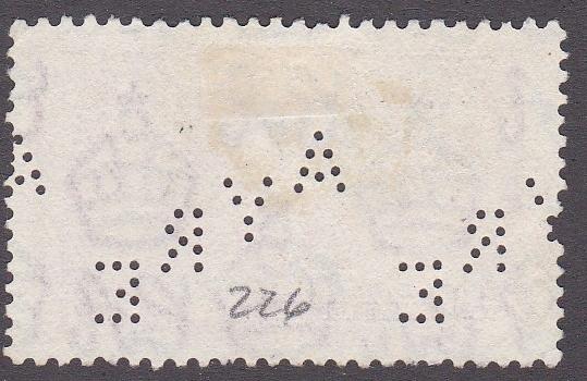 Newfoundland # 226, Silver Jubilee, Used - Perfin