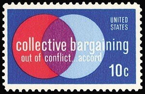 1558 Collective Bargaining F-VF MNH single