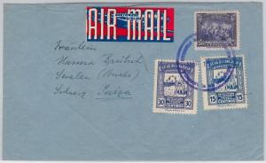 VENEZUELA -  POSTAL HISTORY -  AIRMAIL COVER to SWITZERLAND - NICE!