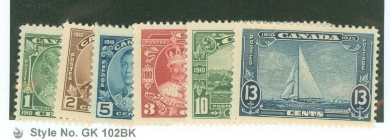 Canada #211-6 Mint (NH) Single (Complete Set)