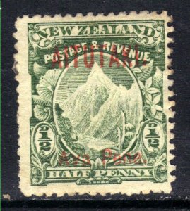 Aitutaki 1903 – 11 KEV11 1/2d Green MM Ovpt SG 1 ( F8 )