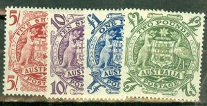 JV: Australia 218-221 mint CV $253.50