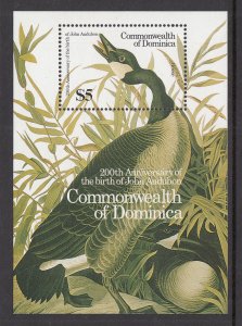 Dominica 969 Bird Souvenir Sheet MNH VF