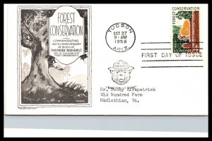 #1122 Forest Conservation - Aristocrat Cachet ev20