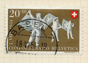 Switzerland 1951 Early Issue Fine Used 20c. NW-135896