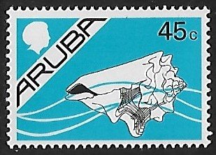 Aruba # 7 - Seashell - MNH.....{OnL24)