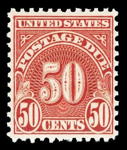 Scott J86 1931 50c Postage Due Rotary Press Issue Mint VF OG NH Cat $22.50