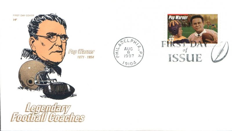 #3149 Pop Warner Farnam FDC
