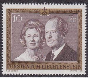 Liechtenstein # 557, Franz Joseph & Princess Gina, NH, 1/2 Cat.