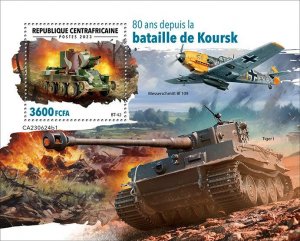 C A R - 2023 - Battle of Kursk - Perf Souv Sheet - Mint Never Hinged