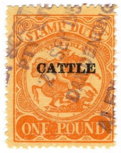 (I.B) Australia - Victoria Revenue : Cattle Duty £1